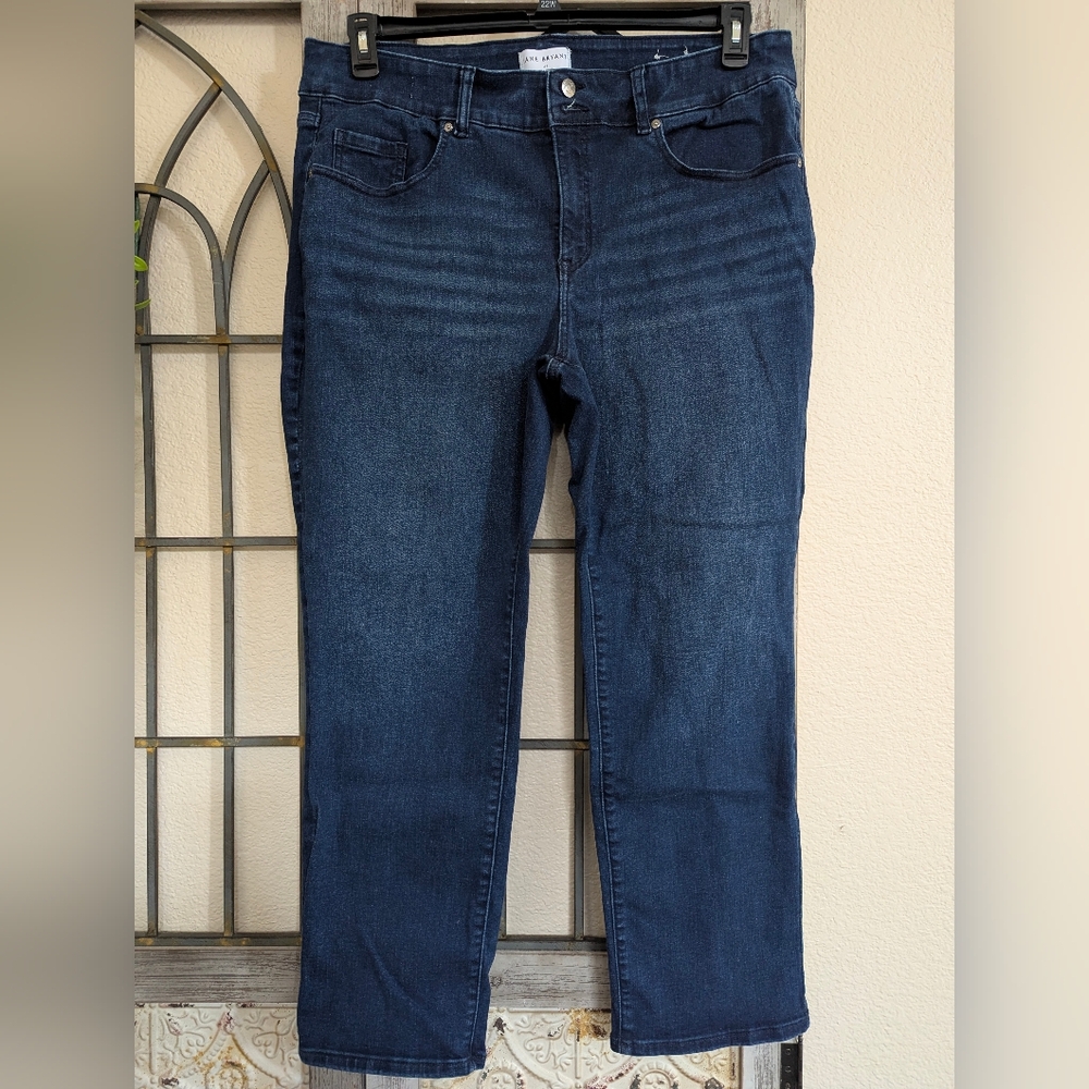 Women's Lane Bryant Straight Leg Dark Blue Jeans Size 18